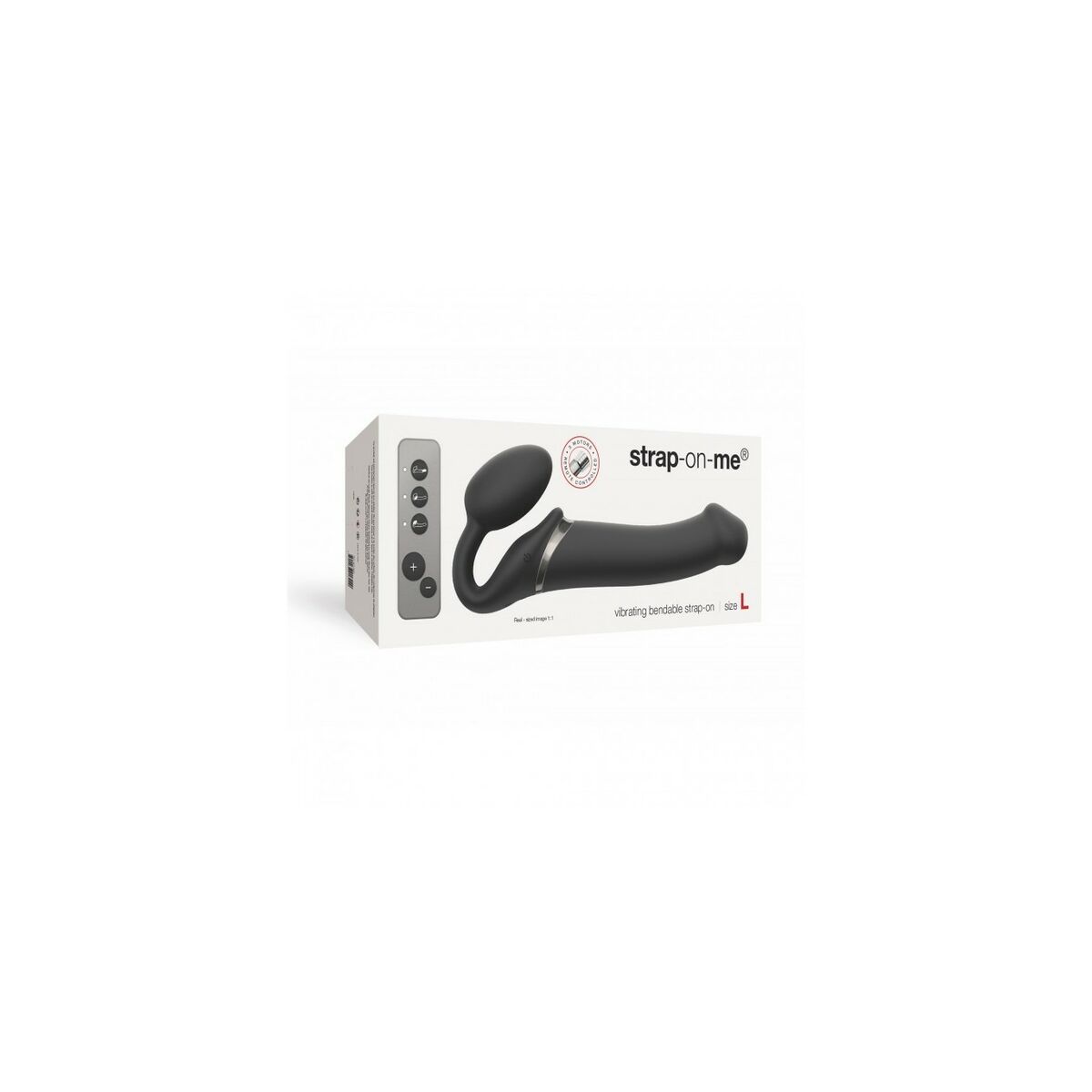 Vibromasseur Strap-on-me 6013953 Noir M